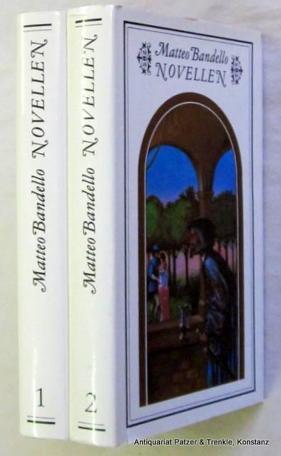 Novellen. Deutsch von Caesar Rymarowicz. 2 Bände. Berlin, Rütten & Loening, 1988. Mit 31 farbigen Illustrationen u. Buchschmuck von Ralf-Jürgen Lehmann. 381 S.; 365 S., 1 Bl. Or.-Lwd. mit Schutzumschlag. (ISBN 3352000026). - Bandello, Matteo.