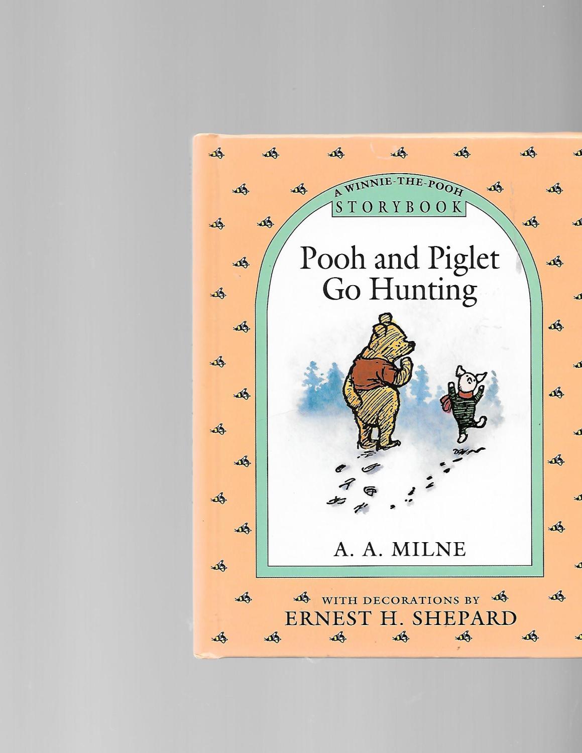 for sale online A Milne 1993, Hardcover Winnie-The-Pooh Ser.: Pooh and Piglet Go Hunting by A 