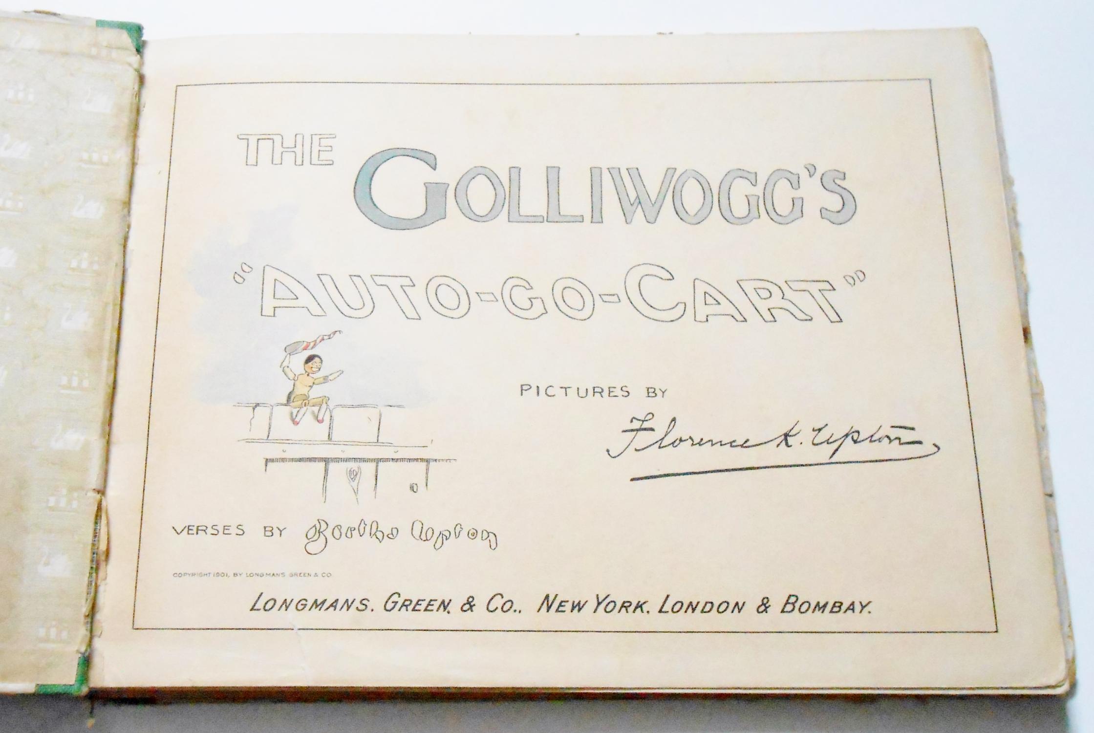 The Golliwogg's Auto-Go-Cart by Bertha Upton: Fair Hardcover