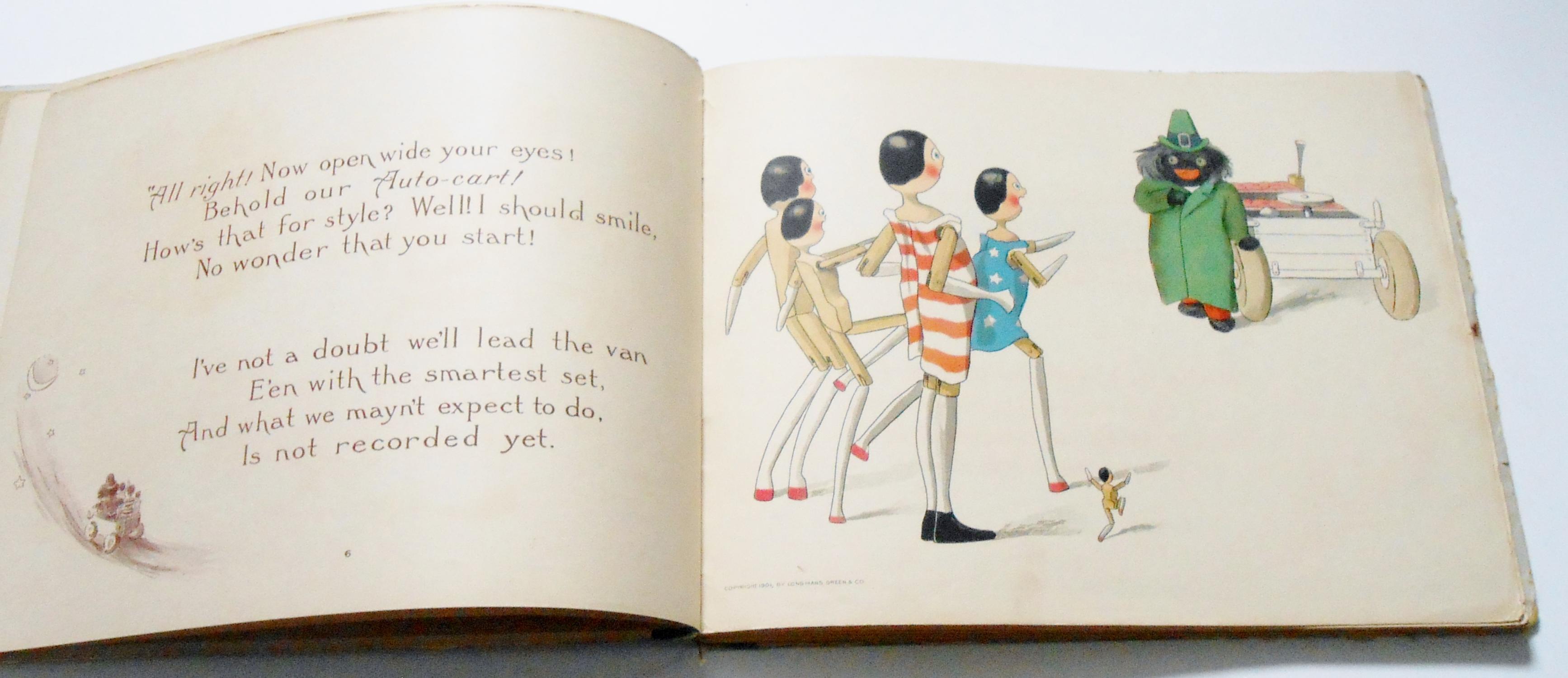 【翌日発送可能】 Golliwogg's The Auto-Go-Cart Hardcover Fair Upton: Bertha by 絵本・児童書