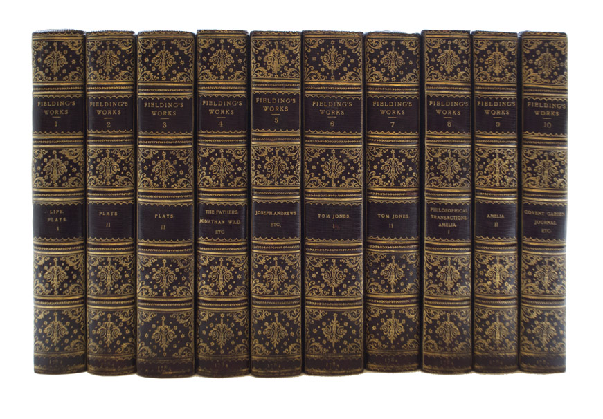 Works of Henry Fielding With the Life of the Author. A New Edition, In Ten Volumes. To which is now added, The Fathers; or; The Good-natured Man. - FIELDING, Henry