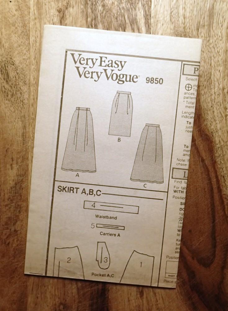 Vogue Sewing Pattern 9844 VERY EASY, VERY VOGUE Sizes 81012 by