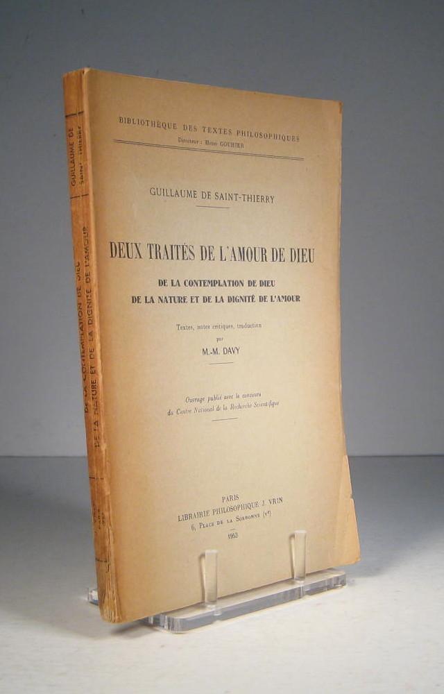 Saint Thierry Guillaume Deux Traites Lamour Dieu Contemplation Abebooks Saint Thierry Guillaume Deux Traites Lamour Dieu Contemplation Abebooks