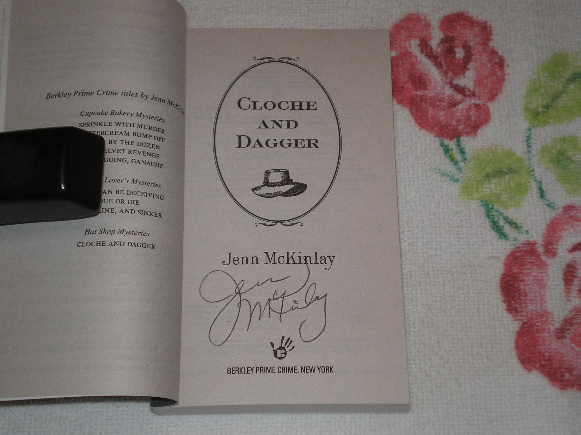 Cloche and Dagger by Jenn McKinlay Cloche and Dagger by Jenn McKinlay
