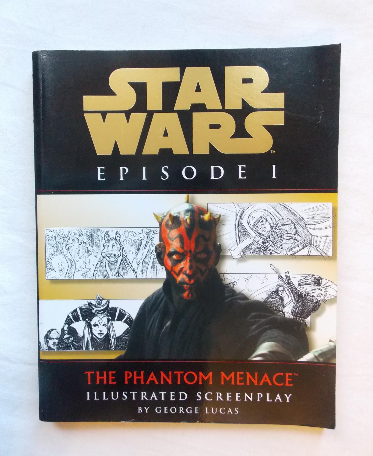 star wars episode 1 the phantom menace illustrated screenplay