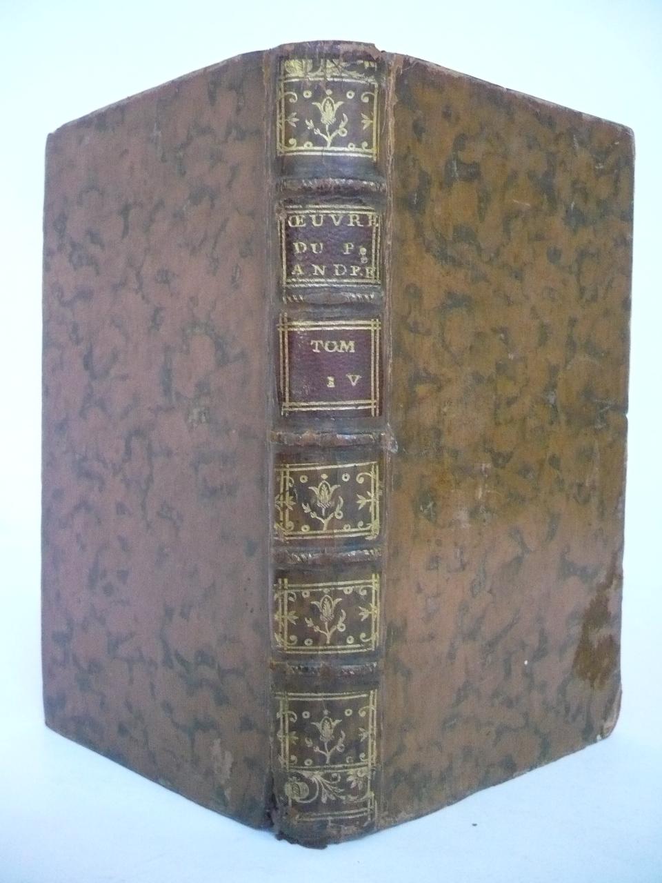 OEUVRES DE FEU P. ANDRÉ. (1767) Auca Llibres Antics
