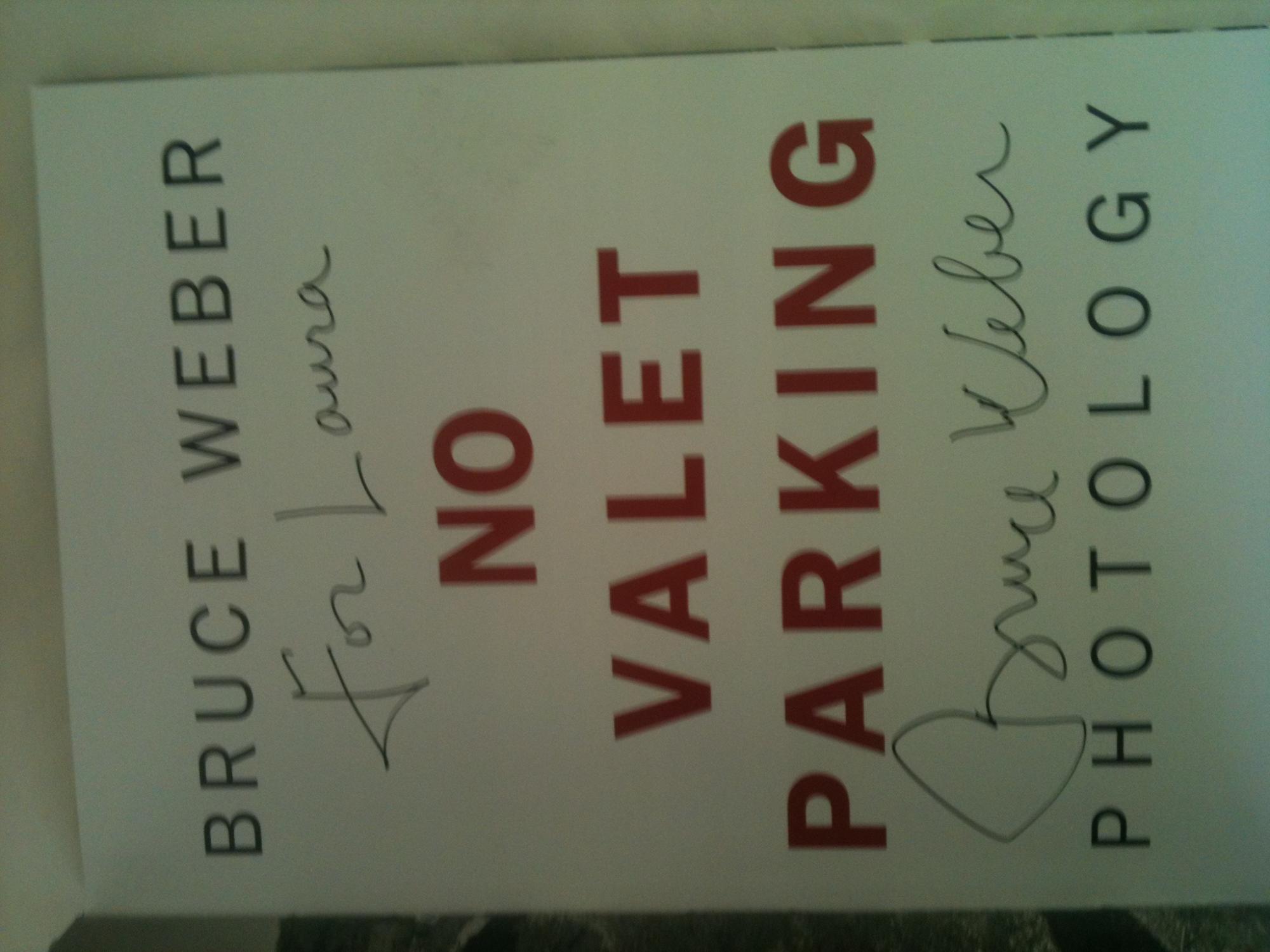 No Valet Parking by Weber, Bruce: As new Hardcover (1994) 1st