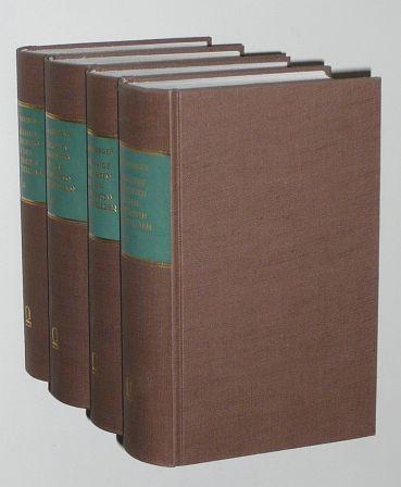 Zuverlässige Nachrichten von den vornehmsten Schriftstellern vom Anfange der Welt bis 1500. Mit einer Vorrede von Johann Matthias Gesner. 4 Bde. - Hamberger, Georg Christoph