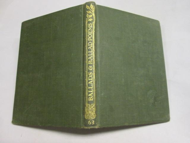 Ballads and Ballad Poems (The kings treasuries of literature) Guy N Pocock [Fair]