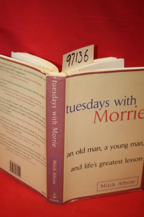 Tuesdays with Morrie by Albom, Mitch: GOOD. JACKET: WORN DJ HARD BACK PEACH  (1997)