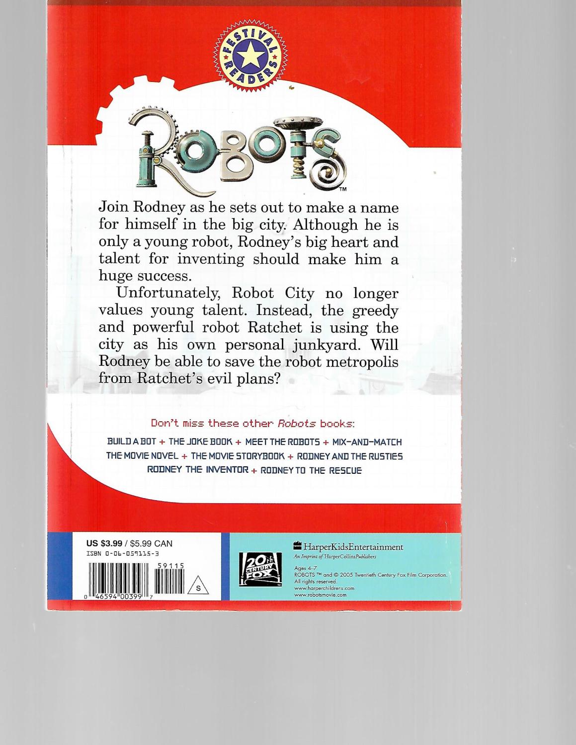 Robots: Rodney Goes to Town (Robots (Festival Readers)) by Figueroa, Acton:  Good Soft cover (2005) | TuosistBook