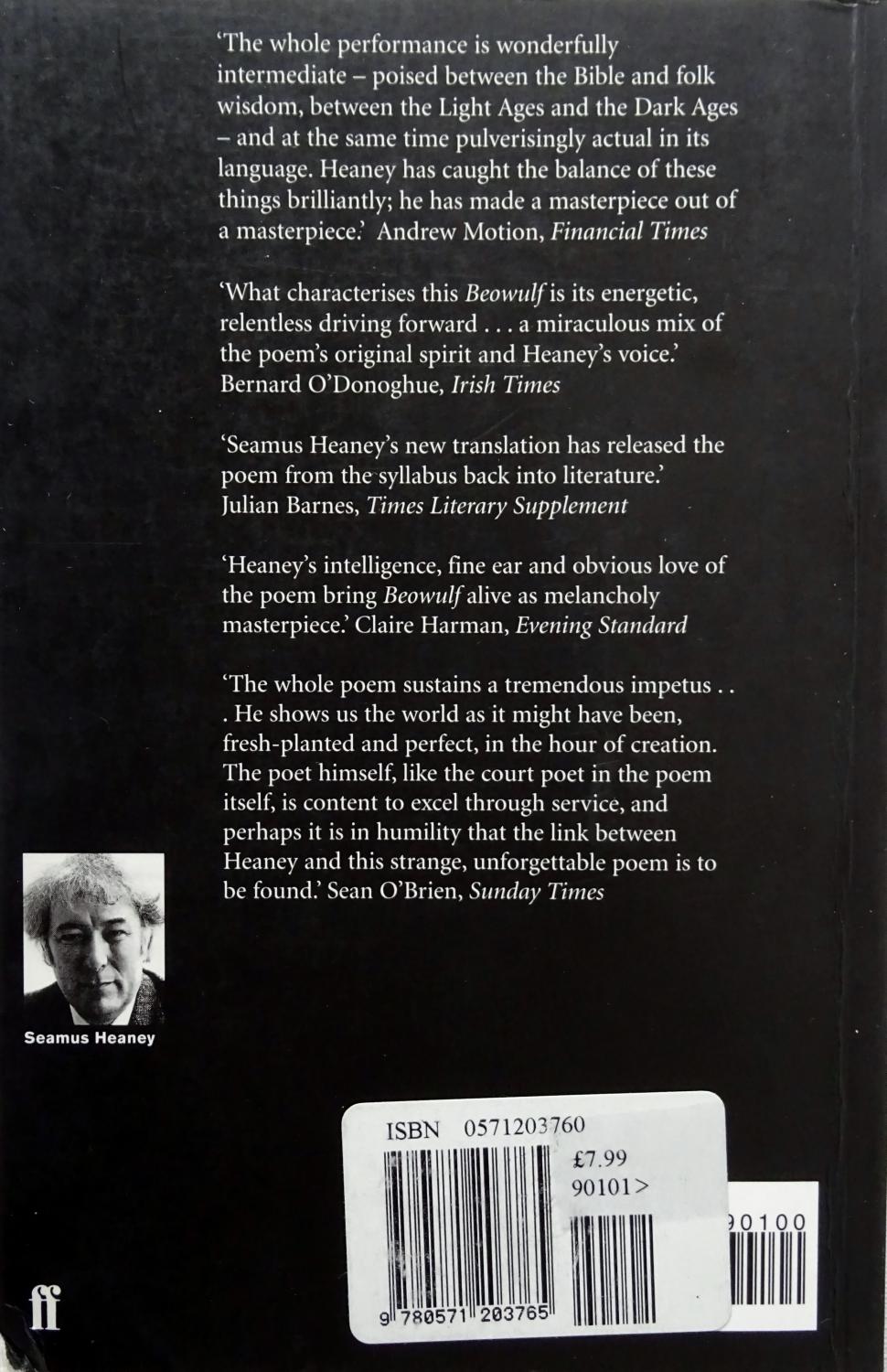 Beowulf (A New Translation) von Seamus Heaney Fine Soft cover (2000