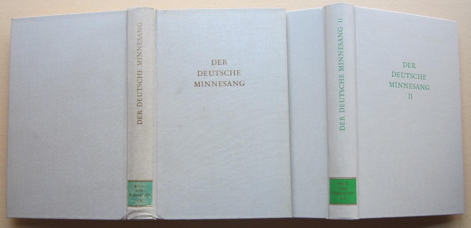 Der deutsche Minnesang. Aufsätze zu seiner Erforschung. - Fromm, Hans (Herausgeber)