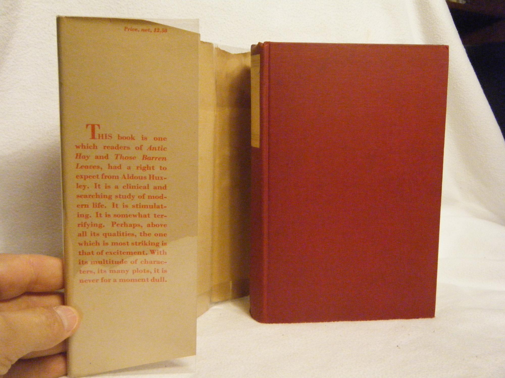 Point Counter Point by Huxley, Aldous: Very Good+ Hardcover (1928 ...