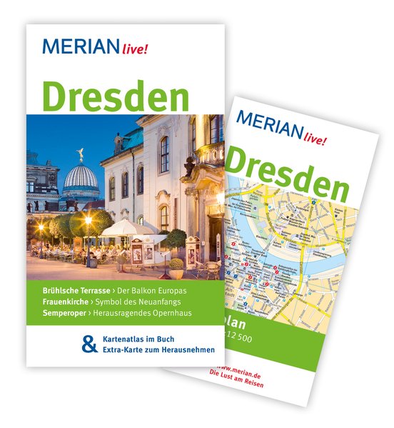 Dresden und das Elbland: Mit Kartenatlas im Buch und Extra-Karte zum Herausnehmen (MERIAN live) - Wurlitzer, Bernd