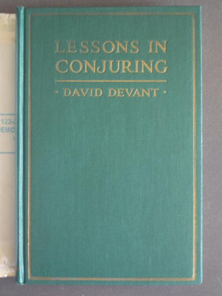 Lessons in Conjuring by Devant, David: Very Good Hard Cover Lessons in Conjuring by Devant, David: Very Good Hard Cover