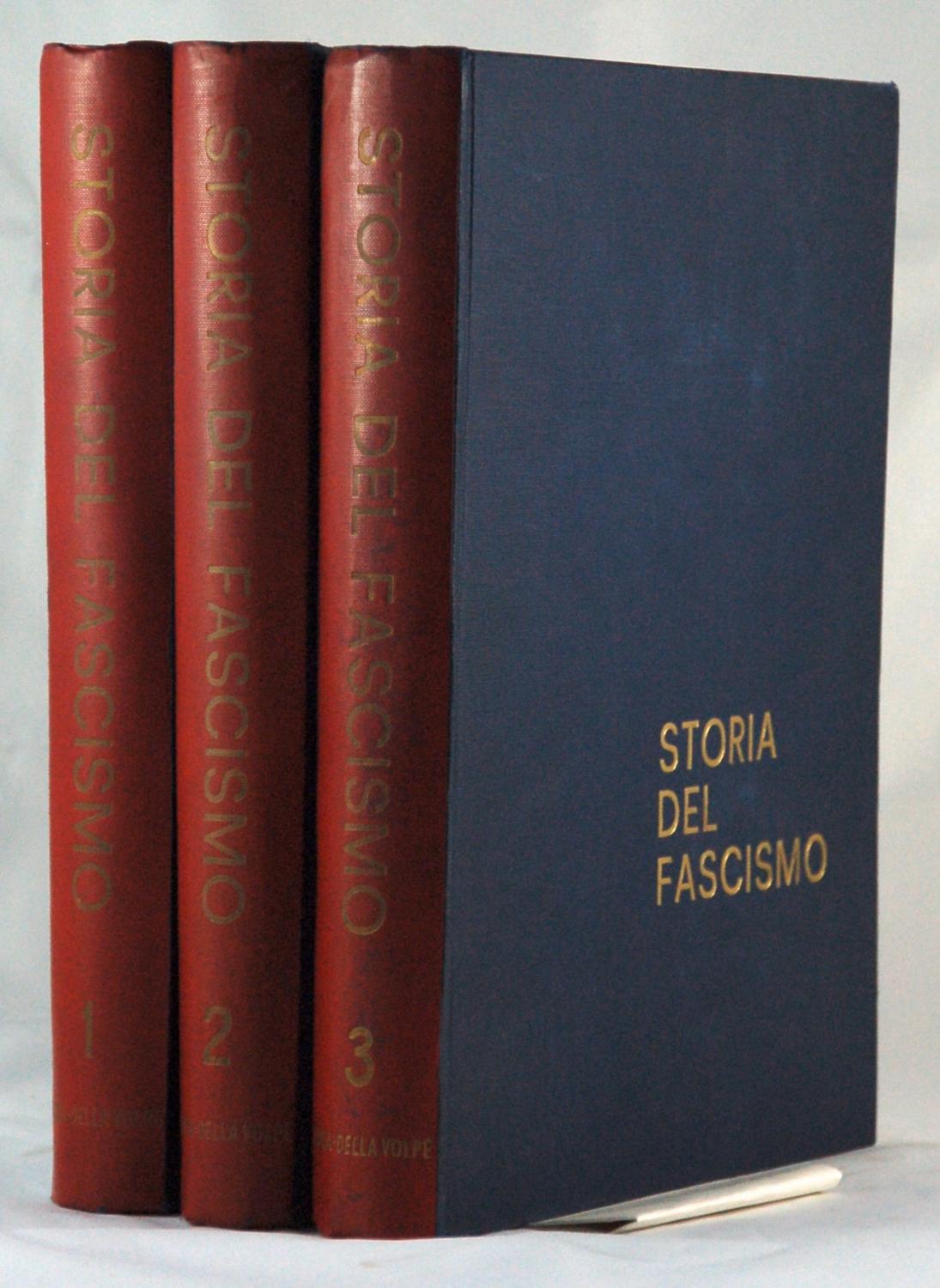 Storia del fascismo diretta da Enzo Biagi 3 volumi: ottimo Rilegato (1964)