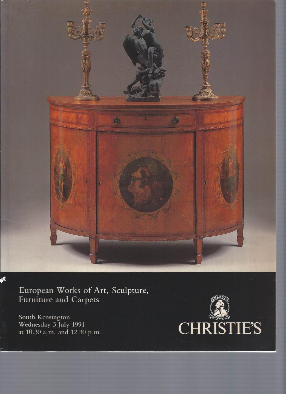 [AUCTION CATALOG] CHRISTIE'S EUROPEAN WORKS OF ART, SCULPTURE