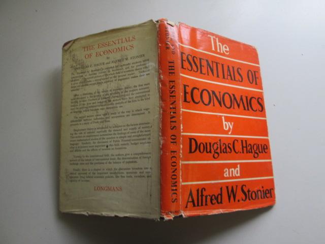 The　Books　Economics　STONIER　Good　Alfred　Douglas　Rare　Essentials　HAGUE　C　Goldstone　of　Hardcover　by　W: