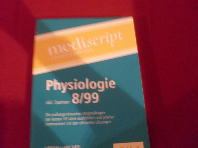 MEDISCRIPT PHYSIOLOGIE. - Schoppmeyer Maria-Anna