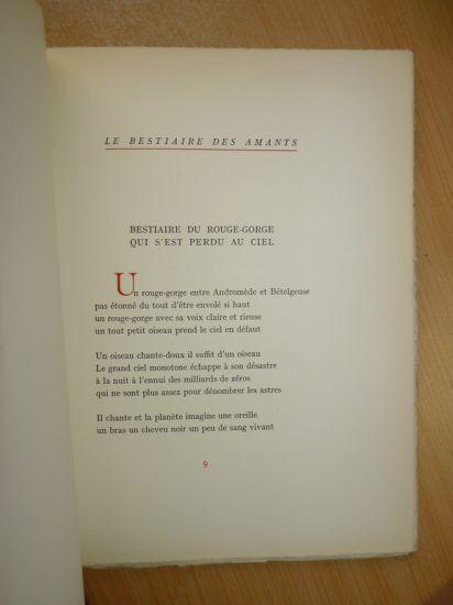 Les bestiaires des amants by ROY Claude: couverture souple (1946 ...