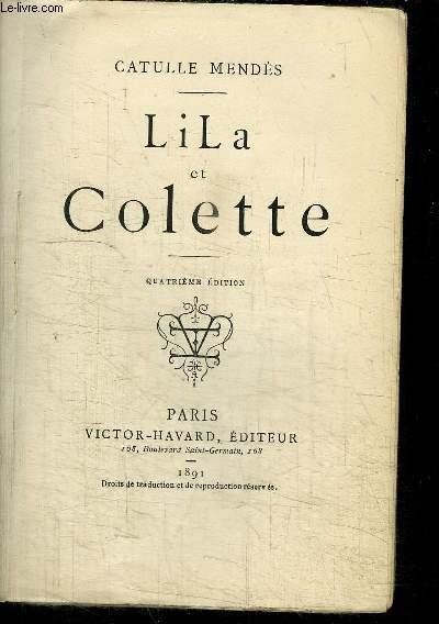 LILA ET COLETTE by CATULLE MENDES: bon Couverture souple (1891) | Le-Livre
