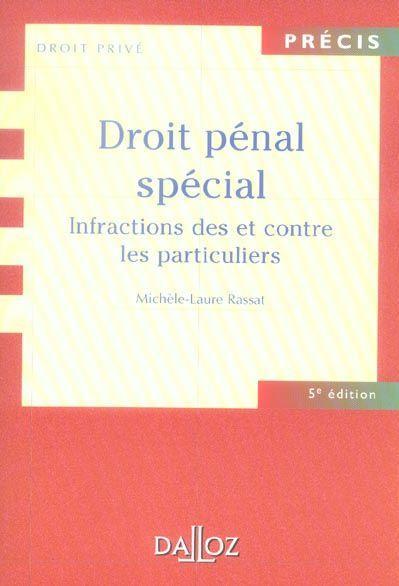 Droit pénal spécial - Rassat, Michèle-Laure