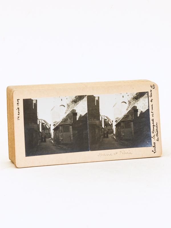 Lot de 21 vues photographiques stéréoscopiques d'un voyage par Amboise, Langeais, Marmoutiers, Tours et Loches [12, 13 et 14 aout 1909 ] Numéro 21 :