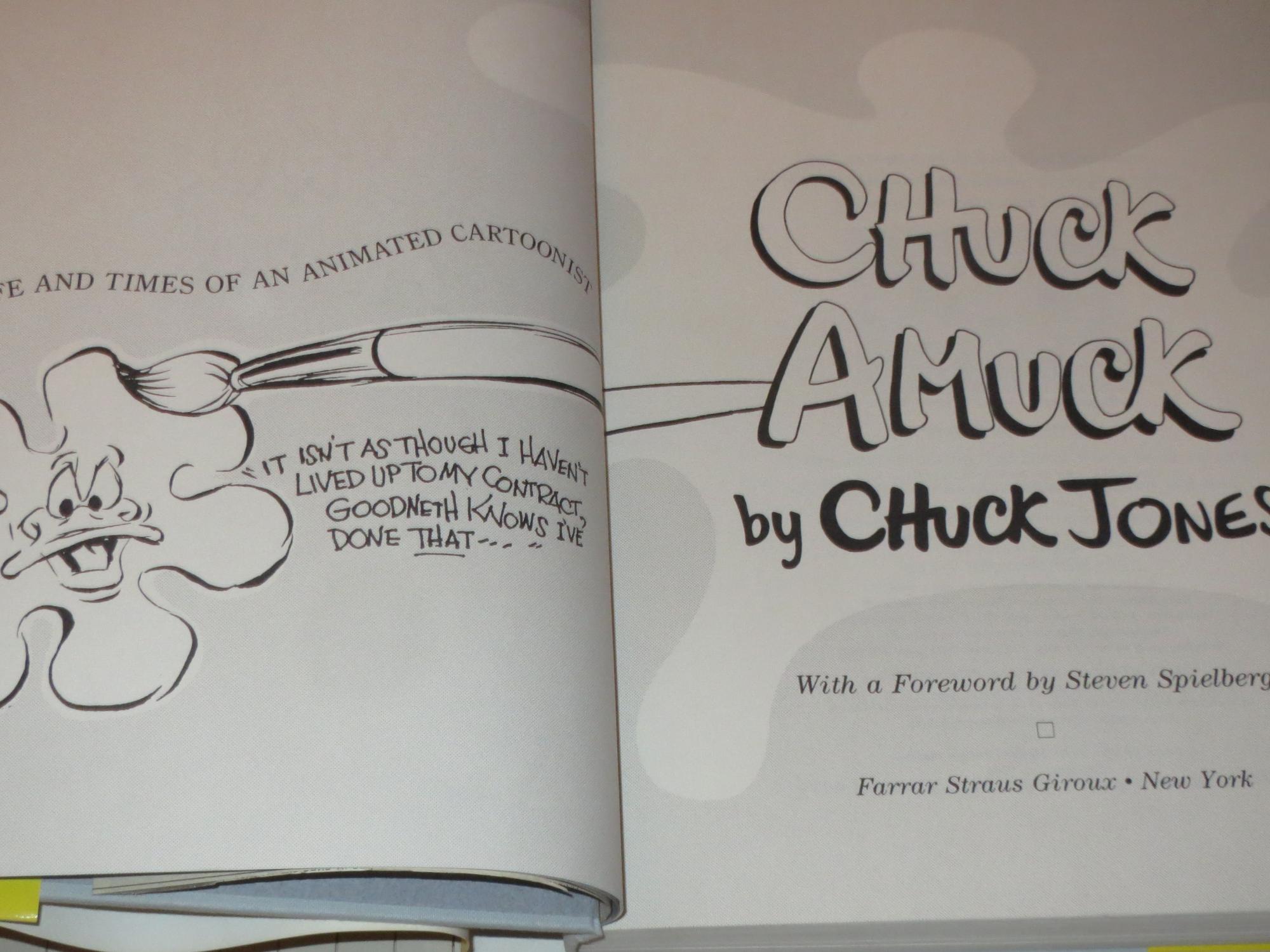 Chuck Amuck: The Life and Times of an Animated Cartoonist by Chuck 