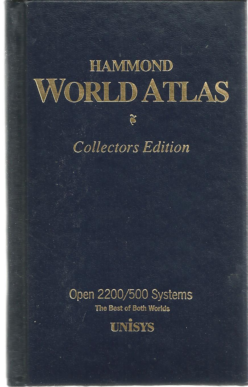 Leather Bound Hammond World Atlas Executive Edition 2005 Coca Cola Global Summit 