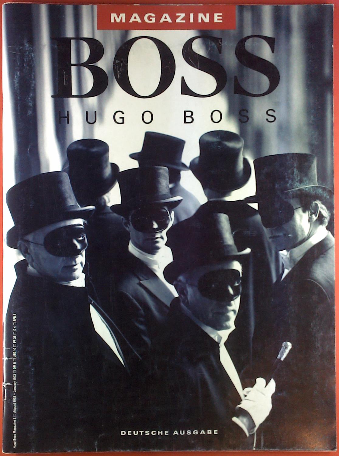 Magazin Boss. Hugo Boss Magazin 2. August 1992 - January 1993. by Hugo Boss  AG: Good (1992) | biblion2