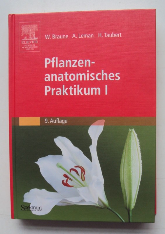 Pflanzenanatomisches Praktikum 1. Zur Einführung in die Anatomie der Samenpfllanzen. Mit 119 Abb. - Braune, Wolfram / Leman, Alfred / Taubert, Hans