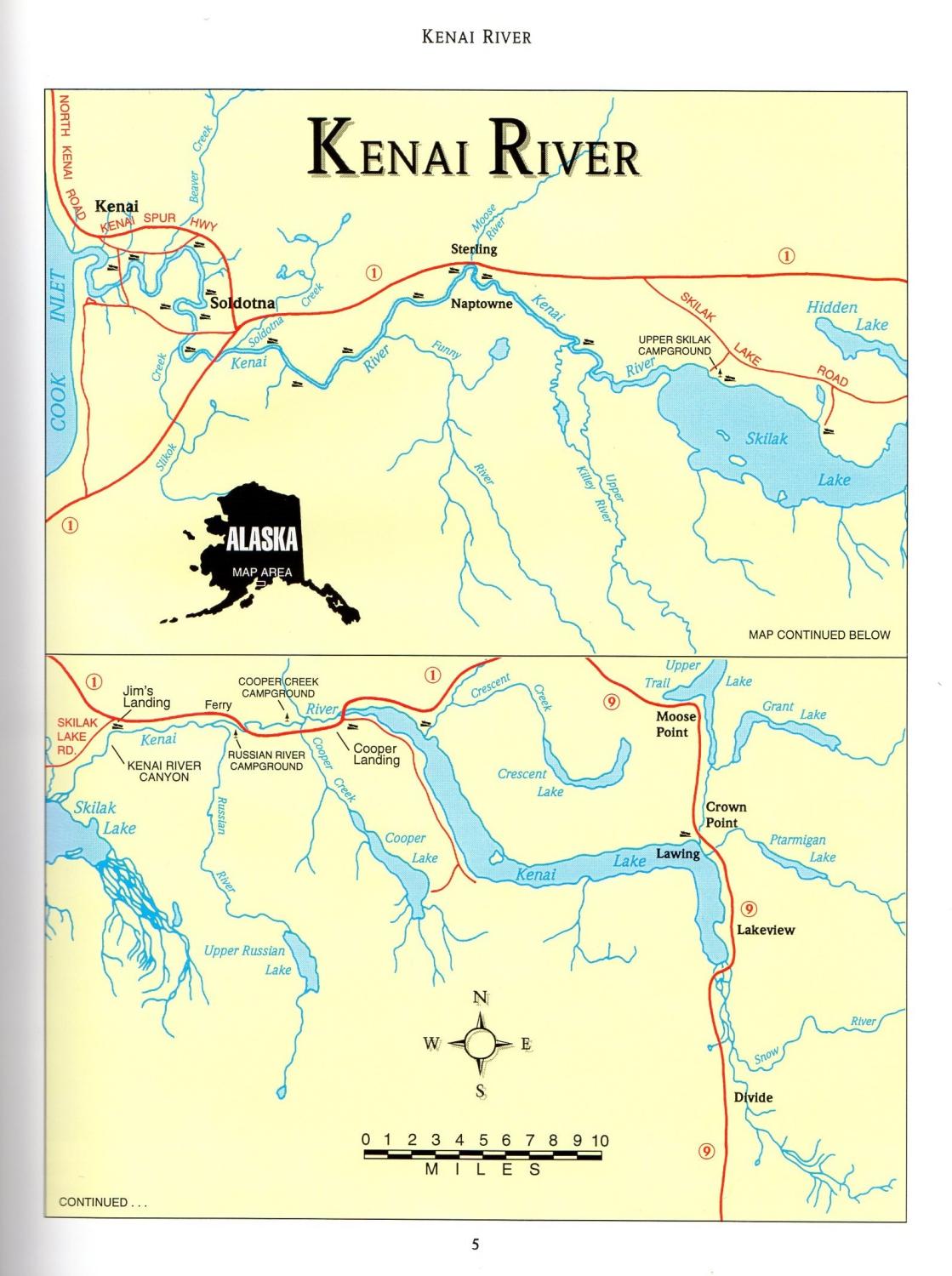 Kenai River by Route, Anthony Near Fine Hardcover (1994) 1st Edition