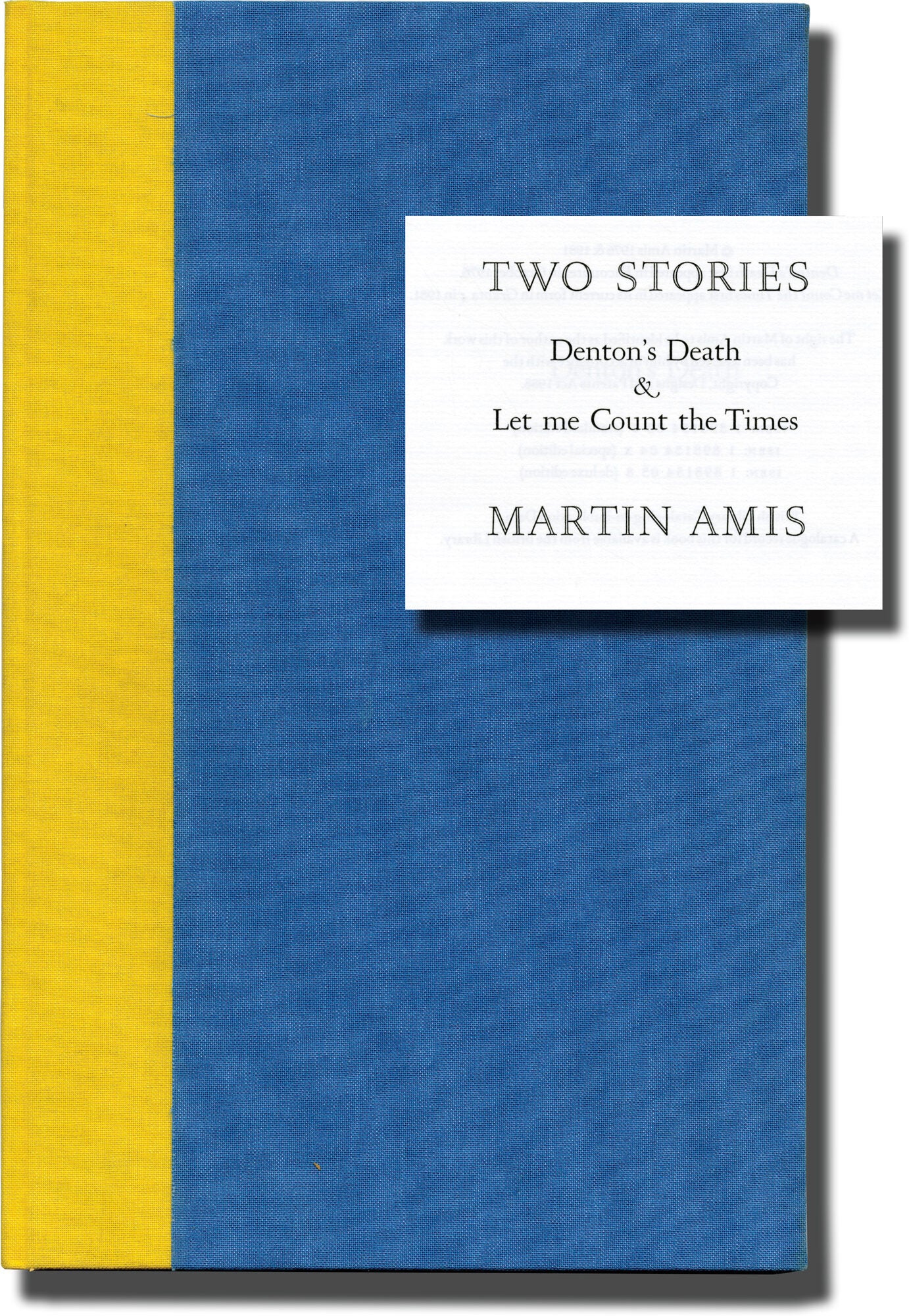 本 Martin Amis: Two Signed First Editions