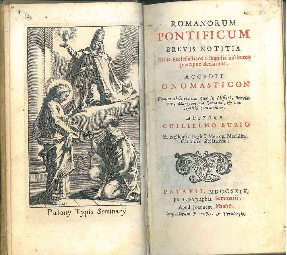 Abebooks Romanorum Pontificum brevis notitia ritus ecclesiasticos a singulis institutos praecipue declarans. Accedit onomasticon vocum obscuriorum quae in missali breviario martyrologio Romano & hac notitia continetur. Auctore G