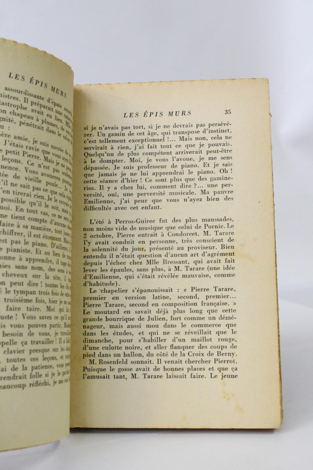 Les épis mûrs by REBATET Lucien: couverture souple (1954) Signed by ...