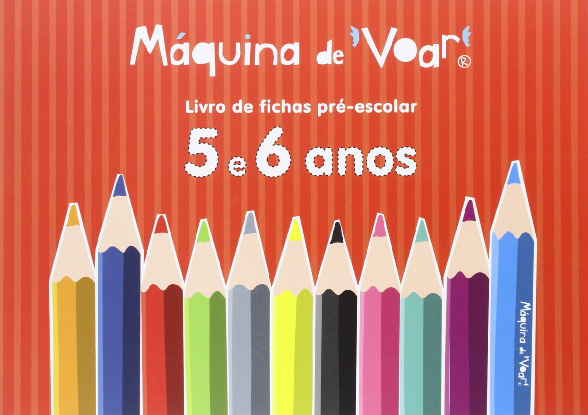 Livro de Fichas Pré-escolar 5 e 6 anos - Teixeira, Margarida