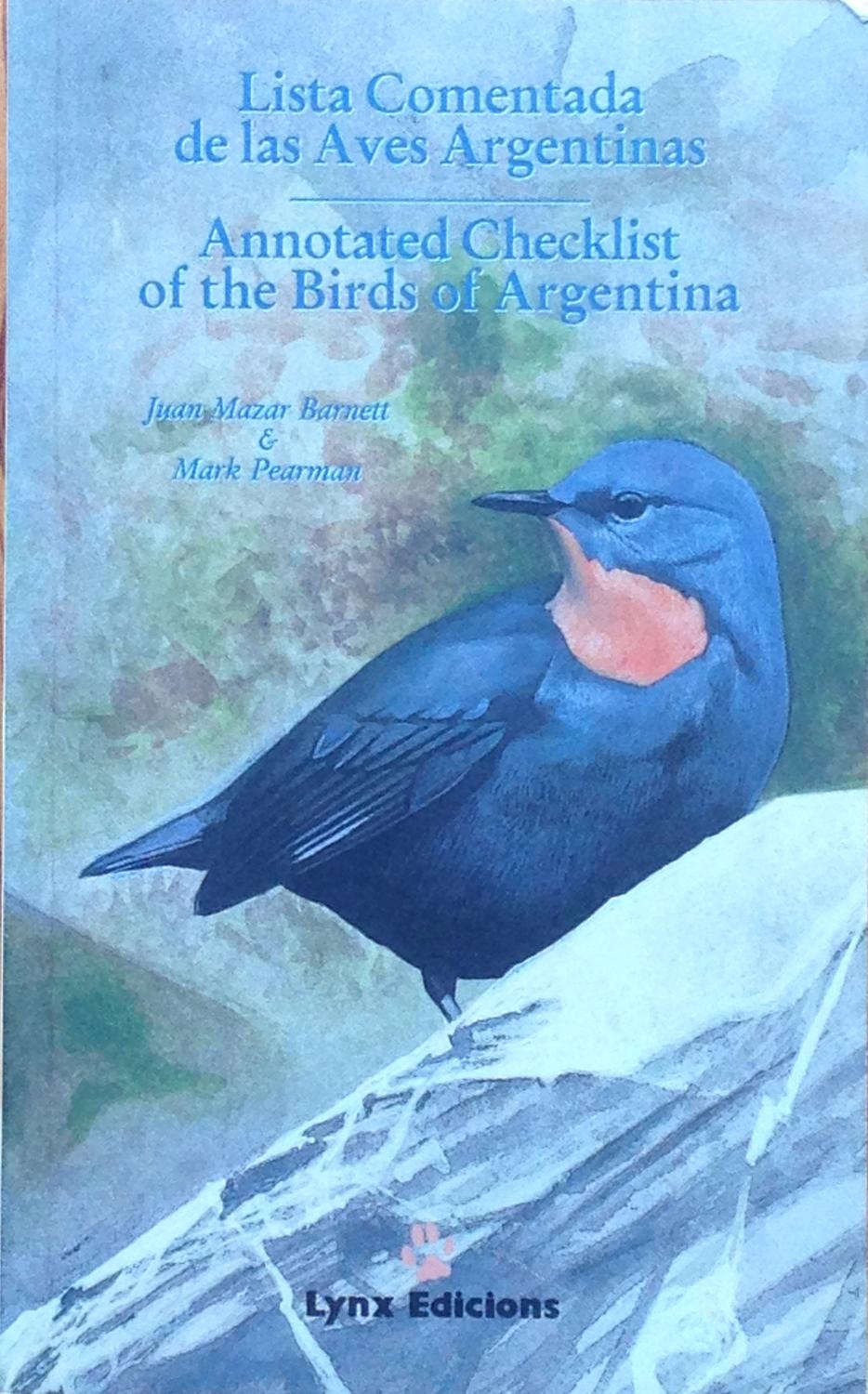 Lista Comentada de las Aves Argentinas / Annotated checklist of the ...