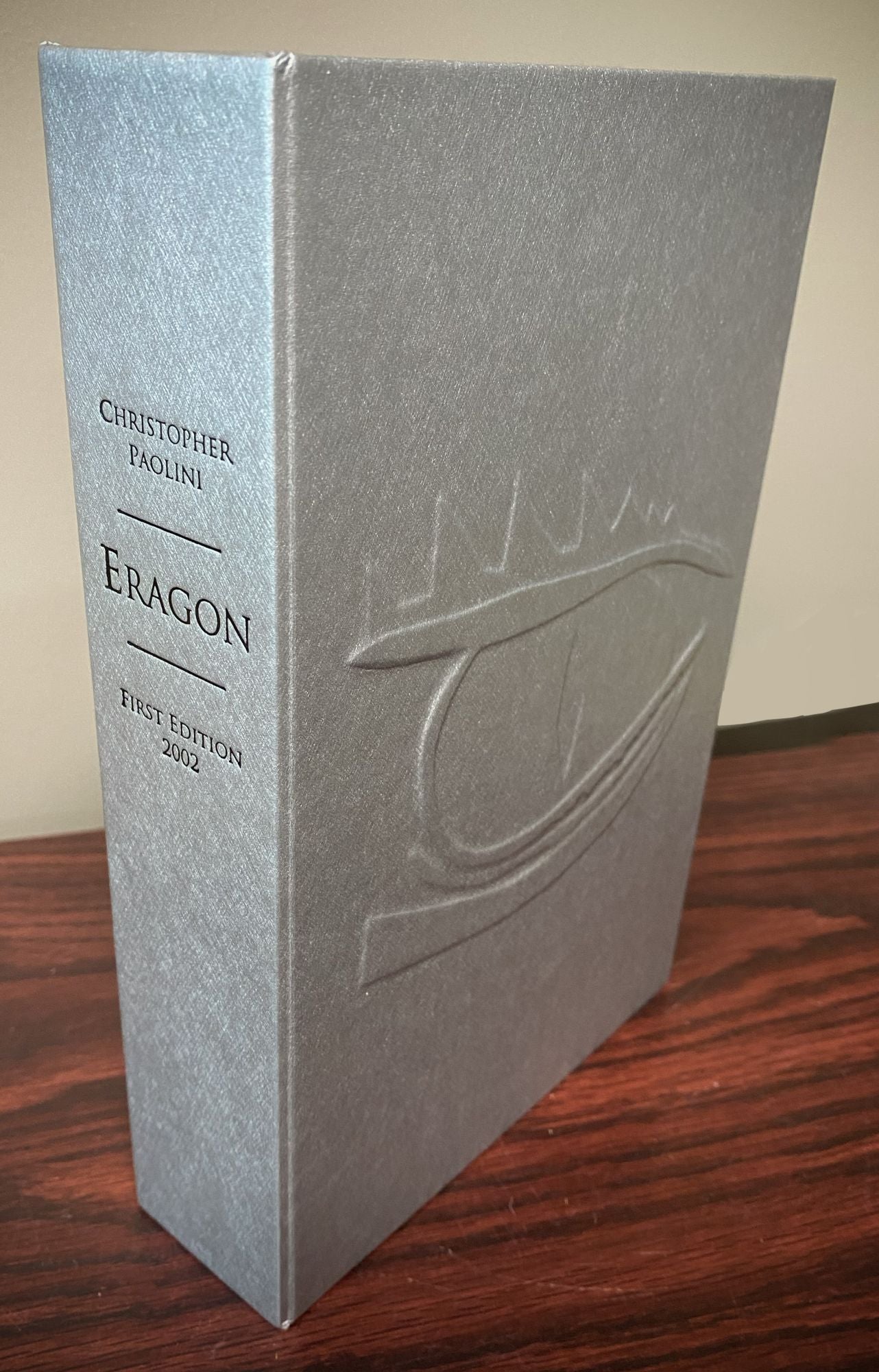 ERAGON. Custom Collector's Silver 'Sculpted' Clamshell Case by Paolini