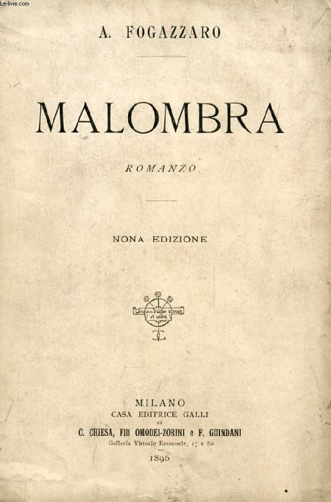 MALOMBRA - FOGAZZARO Antonio