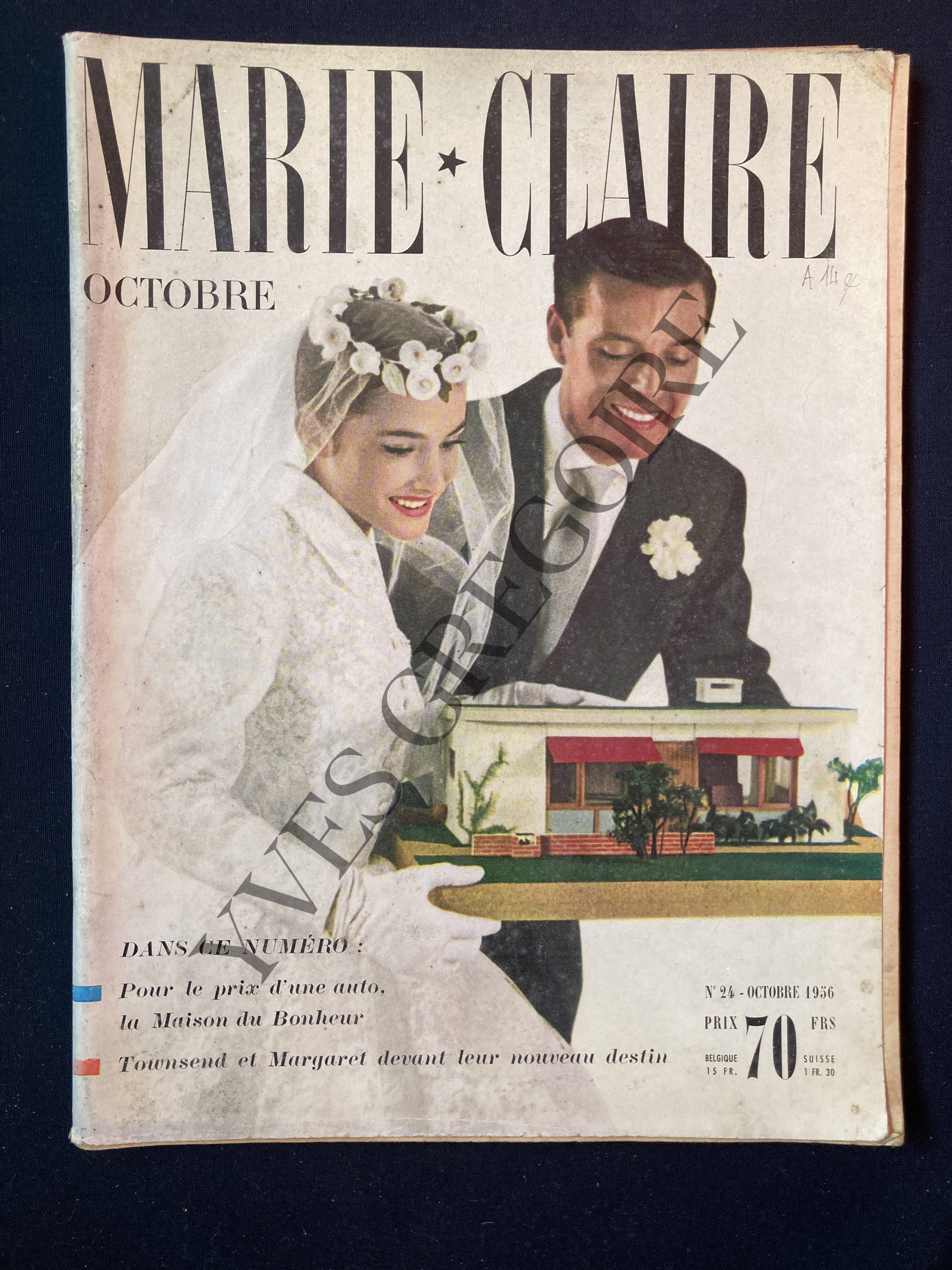 MARIE-CLAIRE-N°24-OCTOBRE 1956 [Bon] [Couverture souple]