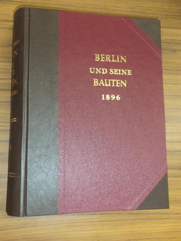 Berlin Und Seine Bauten Mit 2150 Abbildungen Im Text 18 