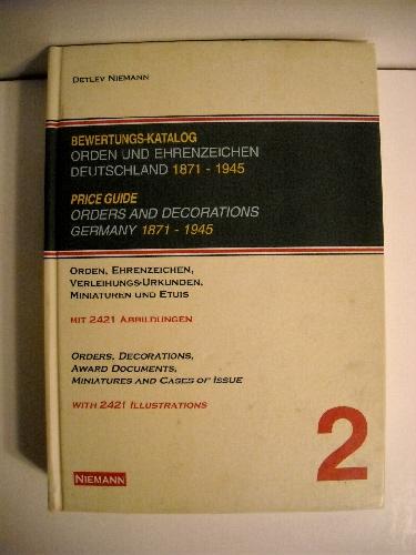 Preise Niemann Bewertungskatalog Price Guide Germany 1871-1945 610 Bilder 