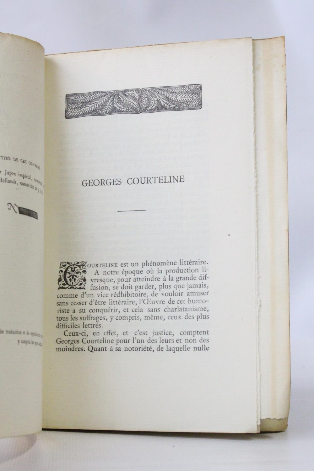 Georges Courteline by LE BRUN Roger: couverture souple (1906) Signed by ...