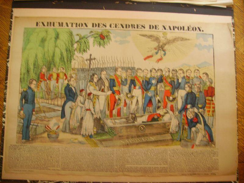 [EMPIRE] Exhumation des cendres de Napoléon. [IMAGERIE D'EPINAL] PELLERIN. [ ]