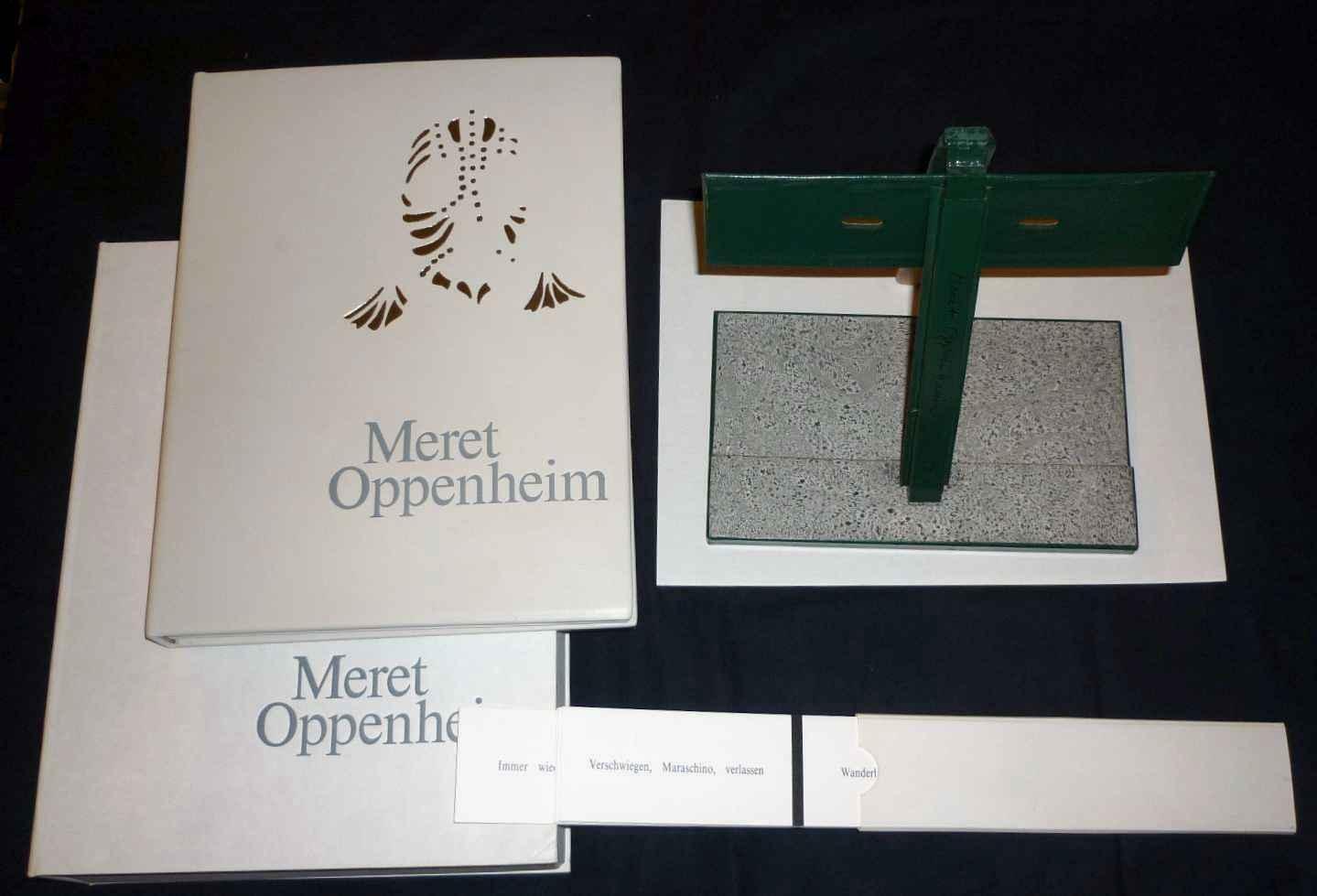 Meret Oppenheim. Spuren durchstandener Freiheit. Mit Texten und Gedichten von Jean-Christophe Ammann, Helmut Heissenbüttel, Alain Jouffroy, André Pieyre de Mandiargues, Christine Meyer-Thoss, Meret Oppenheim, Rudolf Schmitz. Vollständiges Werkverzeichnis bearbeitet von Dominique Bürgi. - Oppenheim, Meret. - Curiger, Bice