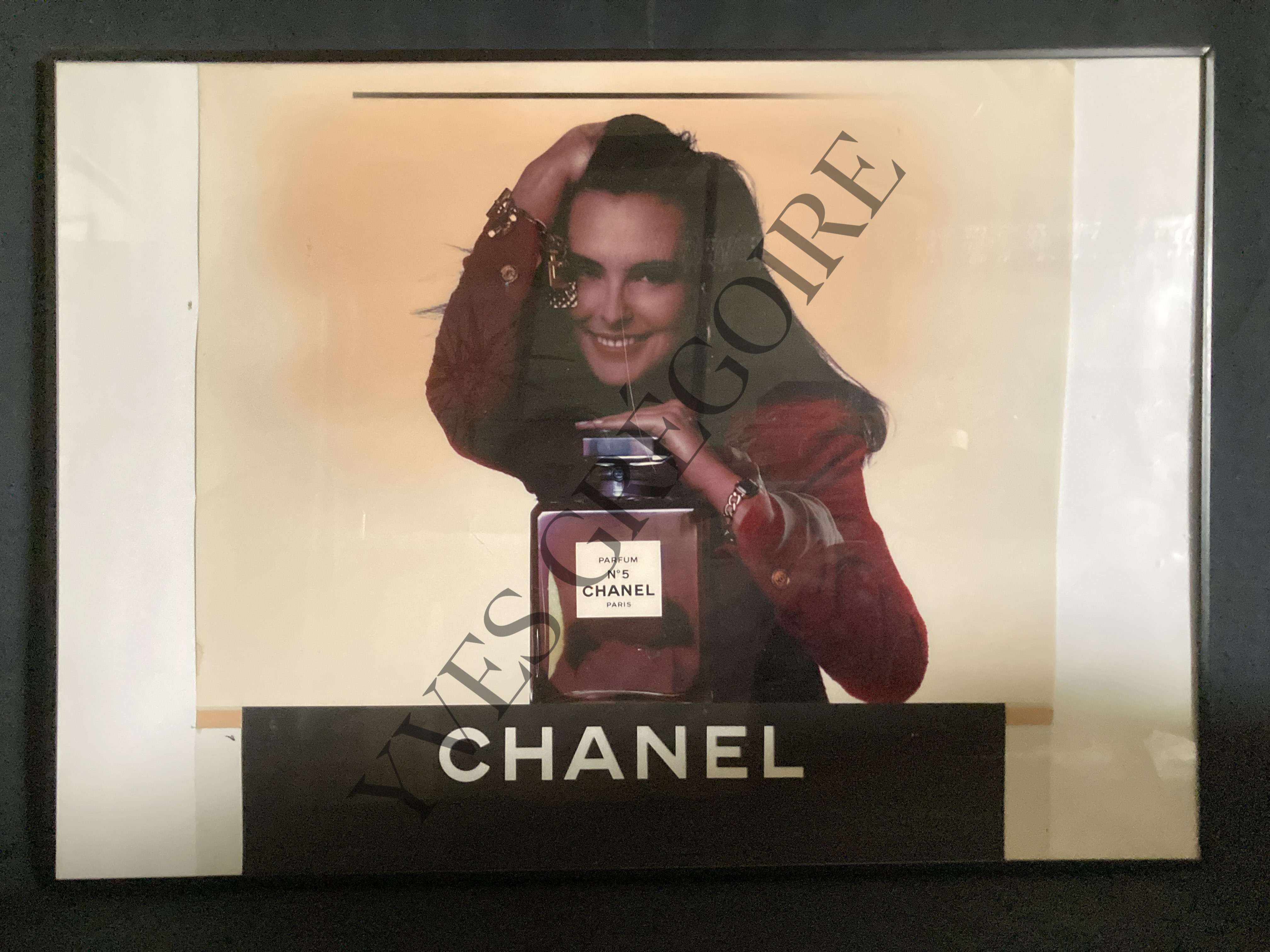 CAROLE BOUQUET POUR PUBLICIT CHANEL Art Print nbsp