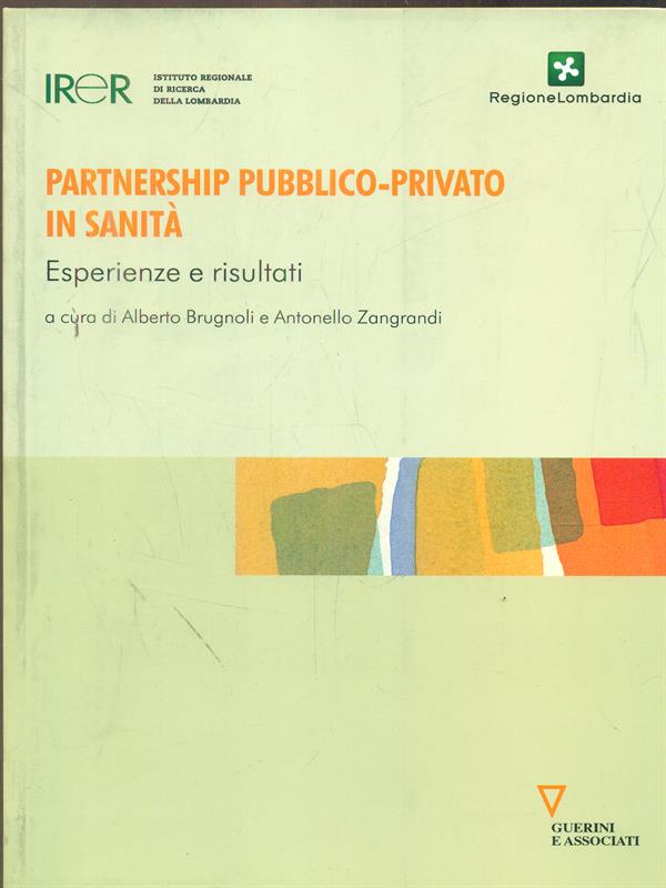 Partnership pubblico-privato in sanita' - Brugnoli - Zangrandi