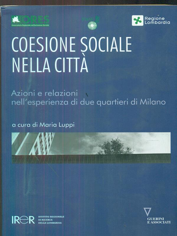 Coesione sociale nella citta' - Maria Luppi