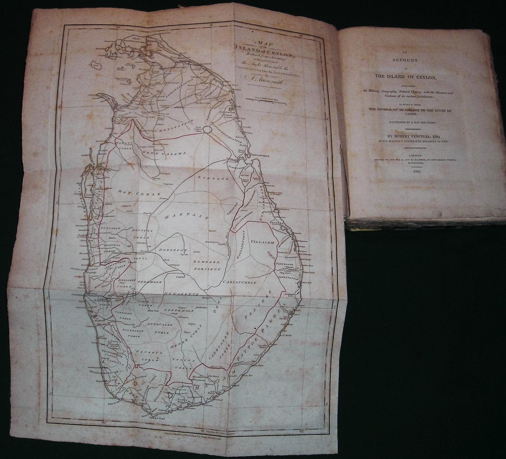 An Account of the Island of Ceylon,: containing its History, Geography 